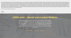 Desktop Screenshot of ledin.de