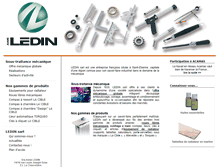 Tablet Screenshot of ledin.fr